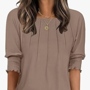 Chic Taupe Women's Top